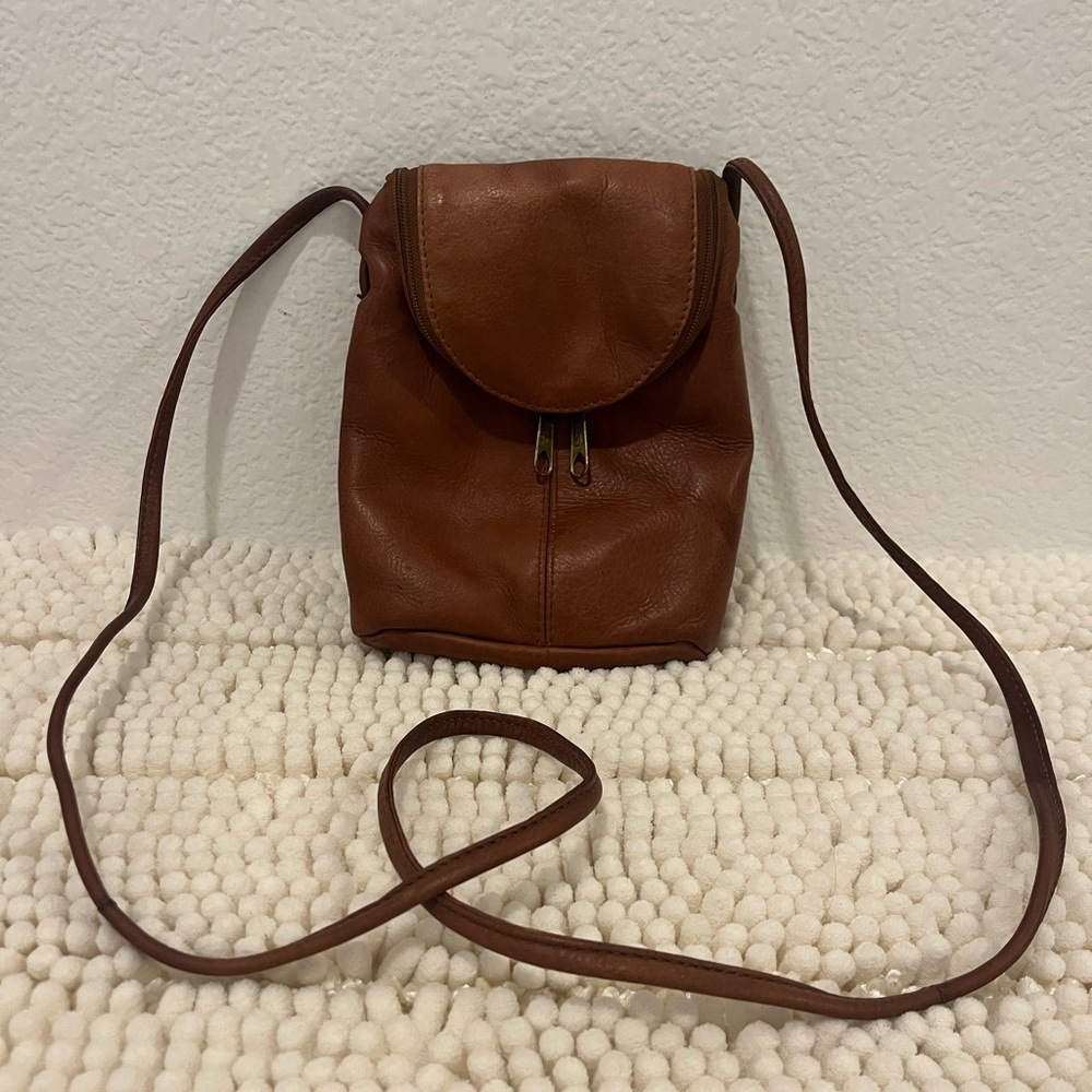 Vintage HOBO Brand “Fern” Leather Crossbody